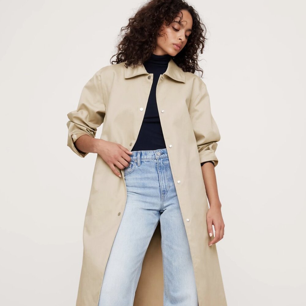 NWT Banana Republic Cotton Trench Coat